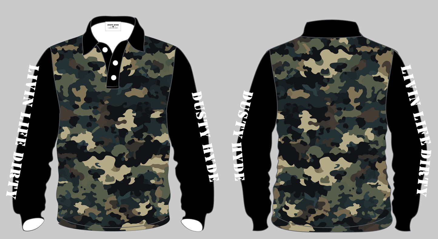 WILD Camo - Adult - Adventure/Fishing Shirt