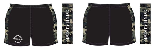 WILD Camo Rugby Shorts -Adult