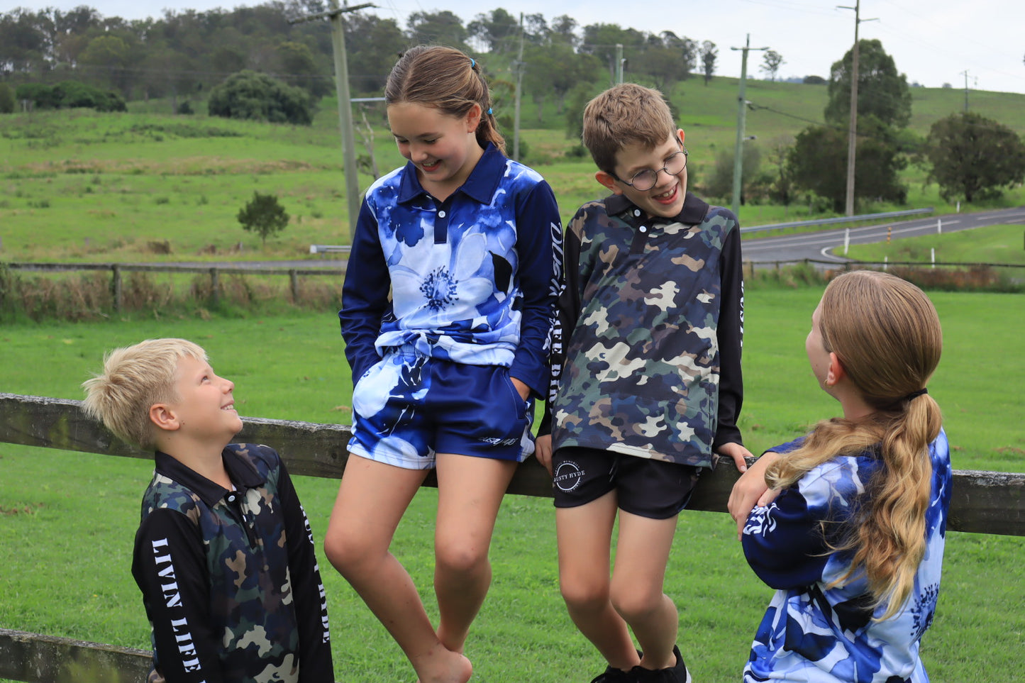 WILD Camo - Kids - Adventure/Fishing Shirt